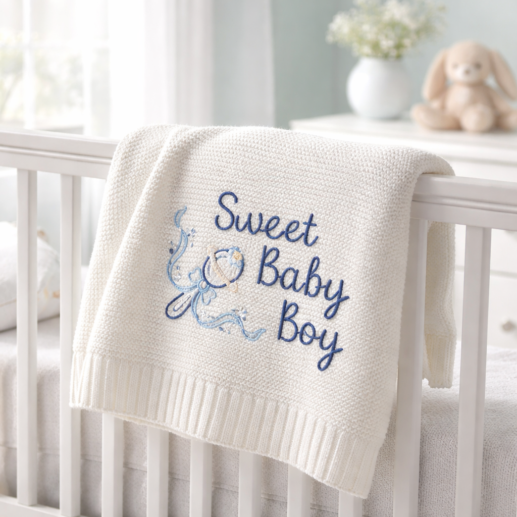Sweet Baby Boy Baby Blanket