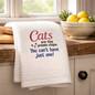 Cats Are Like Potato Chips towel