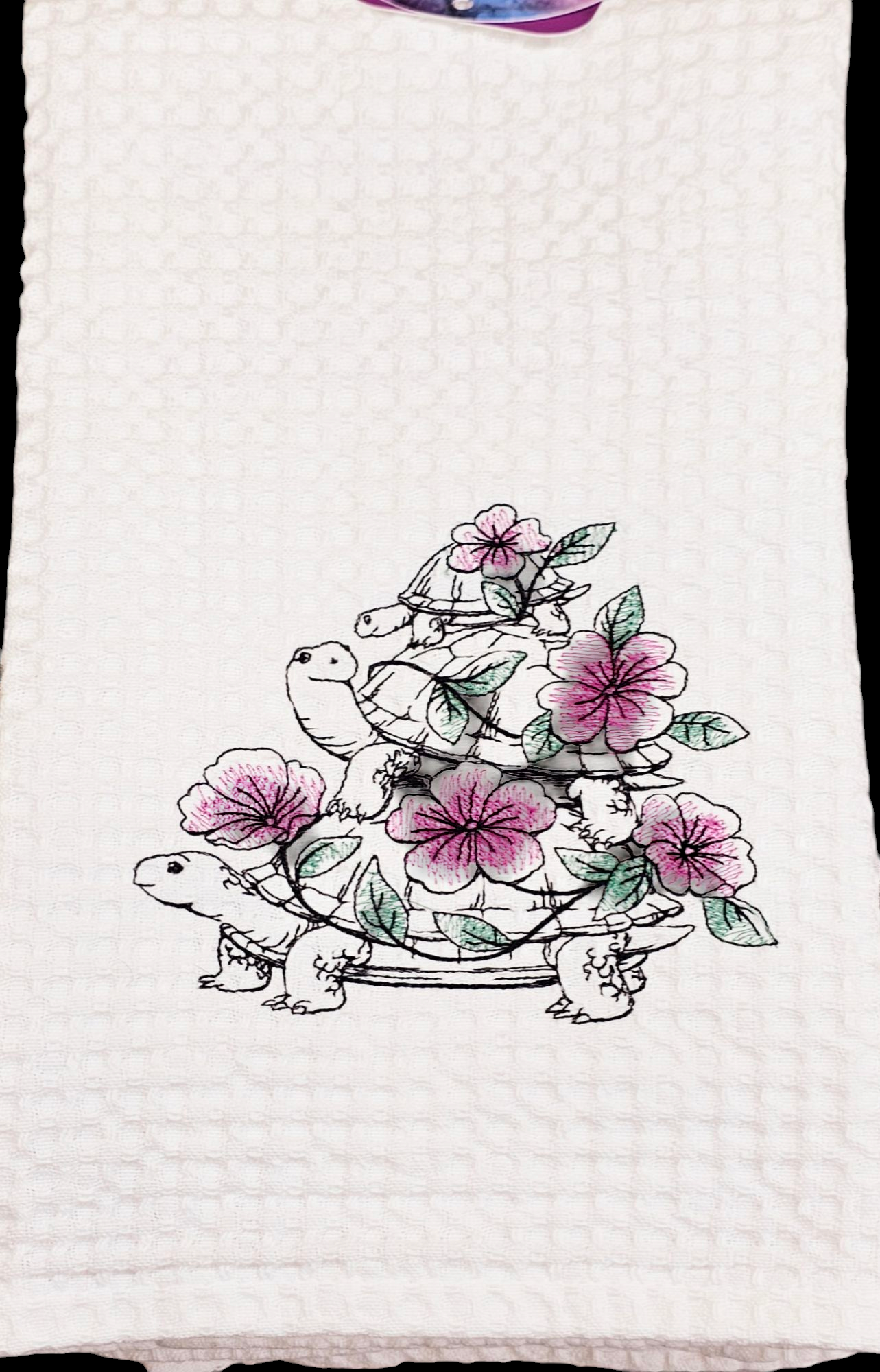 Stacked Turtle Trio Towel