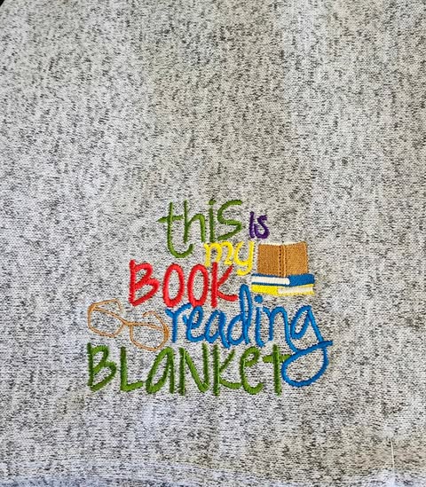 Book Reading Blanket