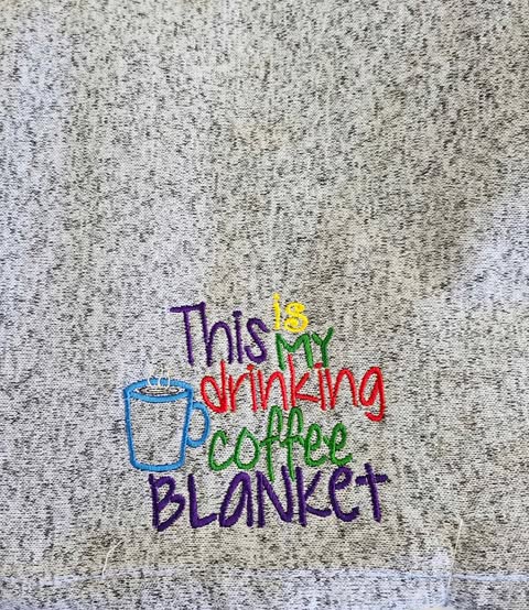 Coffee Drinking Blanket