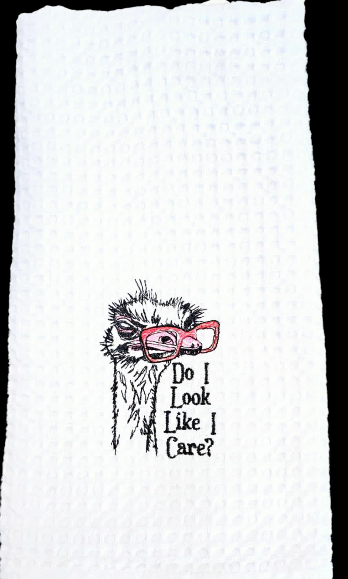 Do I Look Like I Care Kitchen Towel