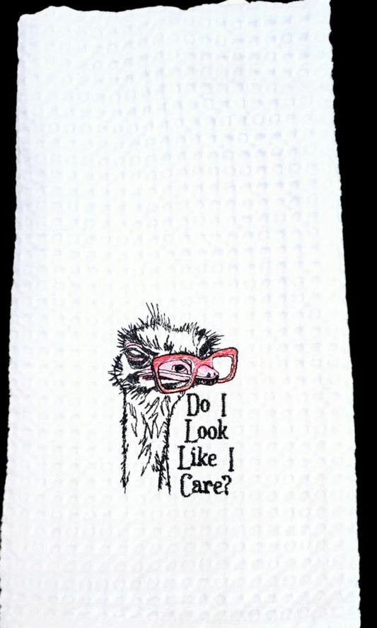 Do I Look Like I Care Kitchen Towel