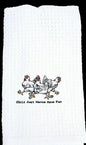 Girls Just Wanna Have Fun Kitchen Towel