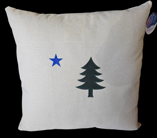 Maine Flag Pillow