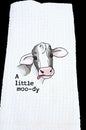 A Little Moo-dy Kitchen Towel
